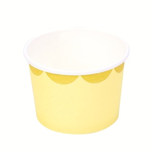 Nouveauté : Gobelets en papier pour glace et gelato, avec couvercle, personnalisables avec logo, 3oz, 5oz, 8oz, 10oz - Product Image 2