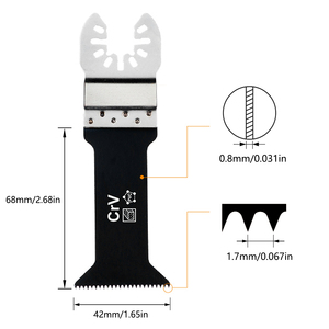 Nhanh chóng phù hợp với mô hình lỗ 42mm gỗ nhựa vách thạch cao cắt lưỡi HCS dao động đa công cụ lưỡi - Product Image 2