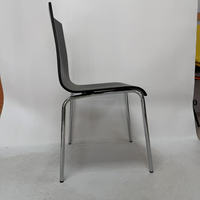 Chaise en contreplaqué de qualité supérieure OKBUY avec courbes ergonomiques, chaise empilable de qualité commerciale pour hôtel, conférence et formation