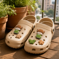 Breloques de chaussures 3D personnalisées en PVC avec chaînes, fleurs, boucles et décorations à boutons - Designs sur mesure, livraison rapide