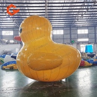 Canard gonflable publicitaire d'extérieur, étanche et hermétique, canard jaune gonflable factice