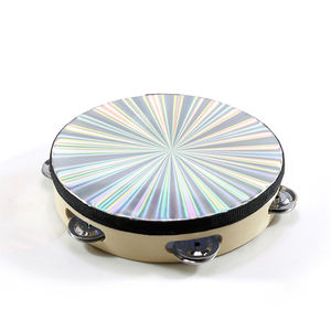 Venta al por mayor intermitente niños pandereta 6/8 pulgadas Orff instrumento de percusión banda <span class=keywords><strong>acompañamiento</strong></span> pandereta de madera - Product Image 1