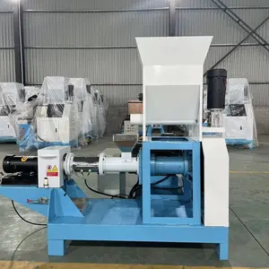 fish feed pellets extruder feed machine elicterical chicken feed making machine large size pet dog cat food processing machines