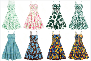 Breathable Chiffon Summer Ladies Dresses, Random Mix <b>Mixed</b> Sizes Combined Order, Assorted Styles Bulk Pack & Delivery - Product Image 6