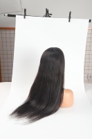 Perruque Lace Front HD en Cheveux Humains Vierges Vietnamiens Personnalisée, Densité 180%, Cuticules Alignées, Sans Colle, Lisse Naturel
