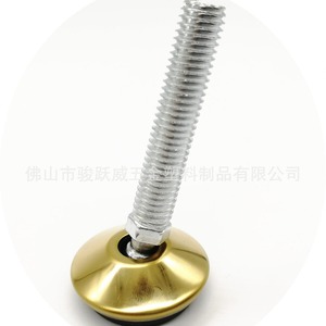 Furniture Leg Gold Plated Stainless Steel 34mm Diameter <b>Adjustable</b> Screw 50mm Chair Feet Non Slip - Product Image 3
