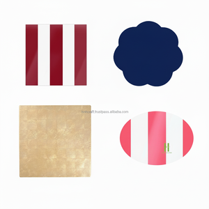 La mejor opción Decoraciones de mesa personalizadas Manteles individuales de laca de bambú bohemio y placas de cargador Variedad de tamaños y diseños en Vietnam - Product Image 1