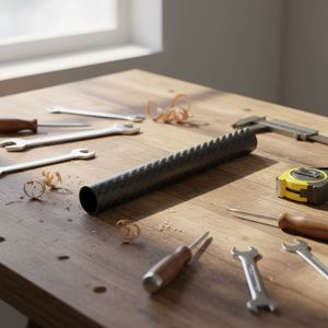 SHENYU 3K Negro Mate, Tubos de Fibra de Carbono 100% Fieltro de Carbono, Surtido de 5mm, Dimensiones Personalizadas, Soportes Industriales Multifuncionales - Product Image 3