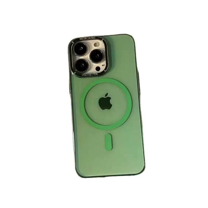 Iphone 14 için Antiman Metal çerçeve manyetik emme manyetik çoklu renkler telefon iphone için kılıf 13 12 11promax