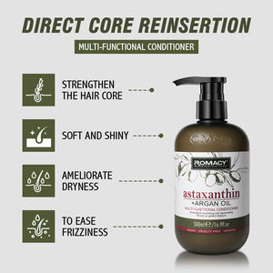 ผลิตภัณฑ์ดูแลเส้นผมสำหรับคนทานวีแกน ออร์แกนิค ปราศจากการทดลองกับสัตว์ ขนาด 500 มล. บำรุง ฟื้นฟู และเพิ่มความชุ่มชื้นด้วยครีมน้ำมันอาร์แกนและแอสตาแซนธิน - Product Image 5