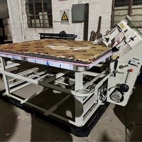 Machine à coudre automatique à point de chaînette pour l'ourlage et le bordage de matelas à lit cylindrique