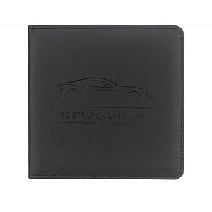 Organizador de Guantera para Vehículo, para Documentos, Tarjetas, Licencia, 2025, Portadocumentos Personalizado para Registro y Seguro de Auto, Porta Tarjetas de Cuero - Product Image 1