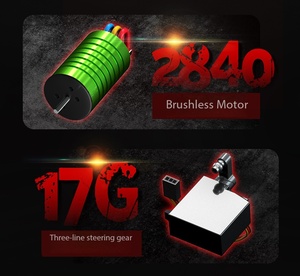 Voitures télécommandées électriques tout-terrain <span class=keywords><strong>KidsToys</strong></span> 70 km/h, 4 roues motrices, 2,4 GHz, haute vitesse, moteur brushless, vente directe usine, camion jouet rapide - Product Image 2