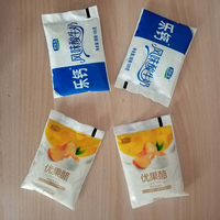 Rouleau de film plastique pour emballage de lait frais liquide, yaourt et lait de soja en sachet