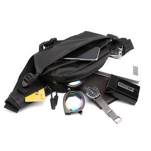 Petit sac à dos ajustable en nylon et polyester avec <span class=keywords><strong>ceinture</strong></span> à fermeture éclair pour femmes et hommes - Product Image 6