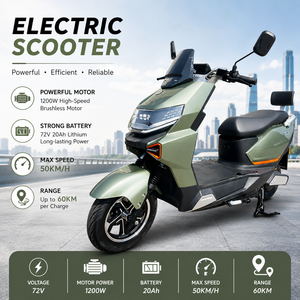 Venta al por Mayor B2B de Motocicletas y Bicicletas Eléctricas Todoterreno, 72V, 60 km de Autonomía con una Sola Carga, Scooter Eléctrico Versión Adulto - Product Image 1