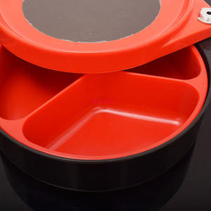 Caja de cebo personalizada de tres capas, contenedor de almacenamiento de aparejos de pesca duradero de 19cm de diámetro para uso en exteriores - Product Image 2