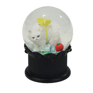 Figurine d'animal personnalisée artificielle 3d <span class=keywords><strong>chat</strong></span> <span class=keywords><strong>statue</strong></span> boule à neige souvenir décoration maison sculpture <span class=keywords><strong>peinture</strong></span> résine artisanat art ornements - Product Image 5