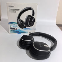 Headphone Bluetooth Silnek H2 ANC ENC Peredam Kebisingan Over Ear dengan Mikrofon dan Sertifikasi CE FCC Rohs