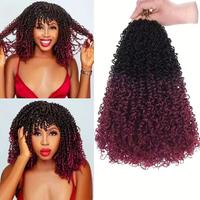 Extensions de cheveux humains vierges en promotion, réutilisables, faciles à poser, bouclées au crochet, 14-30 pouces, diverses textures