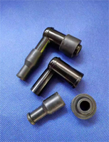 Connecteurs de bougies haute tension en céramique bakélite courbés, personnalisables, pour éléments chauffants métalliques, certifiés OEM, marque 1
