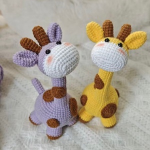 <span class=keywords><strong>Jirafa</strong></span> <span class=keywords><strong>de</strong></span> Ganchillo <span class=keywords><strong>de</strong></span> Nuevo Diseño 2026, <span class=keywords><strong>Jirafa</strong></span> <span class=keywords><strong>de</strong></span> Ganchillo Hecha a Mano, Peluche <span class=keywords><strong>Amigurumi</strong></span>, Muñeco <span class=keywords><strong>de</strong></span> Animal Tejido Suave Personalizado para Regalo <span class=keywords><strong>de</strong></span> Bebés y Niños - Product Image 1