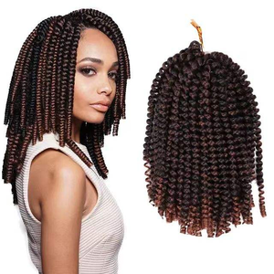 Offre Spéciale : Extensions de <span class=keywords><strong>Cheveux</strong></span> <span class=keywords><strong>Afro</strong></span> Torsadés Courts, Kinky Twist, en Vrac, 10 Pouces, pour Tresses Souples - Product Image 4