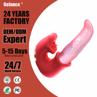 Neu Entwickelter Mini G-Punkt-Stimulator für Frauen, Schmetterlings-Vibrator mit 10 Geschwindigkeiten, Wasserdicht, USB-Aufladbar, Rosen-Sexspielzeug