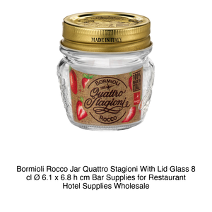 Pot en verre 4 Stagioni 8 cl H 6,8 cm Ø 6,1 cm avec couvercle Bormioli Rocco - Product Image 2