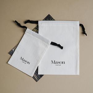 ODM Wholesale White Cotton Skincare Makeup <b>Storage</b> Bags Eco-Friendly Muslin Gift Cosmetic Packing Dust Pouch - Product Image 2