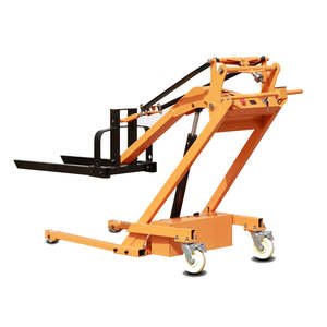 Producción de ventas directas de fábrica Carretilla elevadora eléctrica plegable de mano Elevador eléctrico Pequeño apilador de elevación popular Recuperador - Product Image 3