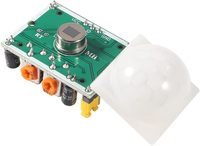 HC-SR501 Sensor Gerak PIR Modul Penginderaan Inframerah Manusia Miniatur DC 4.5-20V Waktu Tunda 5-18s Dapat Disesuaikan Kompatibel Raspberry