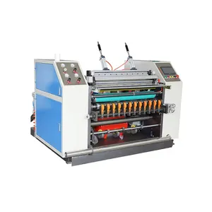 Cash Register POS/ATM Thermal Paper Slitting Machine with Coreless or Core Rewind Cashier Paper Slitter Machine