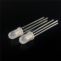 Diode LED RGB WS2812D-F8 WS2812D-F5 avec circuit intégré WS2811/WS2812, 4 broches, type traversant, F5 F8, DIP, 5 mm/8 mm
