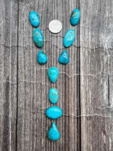 Premium Natural Kingman y Royston Turquoise Lariat Sets Piedras preciosas sueltas Lo mejor para la fabricación de joyas de gama alta Suministros artesanales únicos - Product Image 2