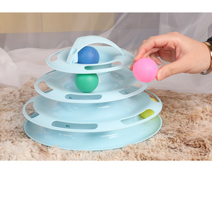 Bán Buôn Tùy Chỉnh Thiết Kế Mới Tương Tác Nhựa Pet Cát Đĩa <span class=keywords><strong>Scratcher</strong></span> Đồ ChơI Mèo Đồ Chơi - Product Image 5