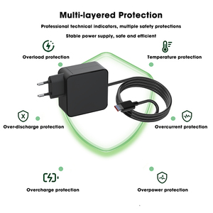 Adaptateur de chargeur USB Type C haute vitesse PD 45W 60W 65W 67W 100W 140W GAN, charge rapide PD3.0 pour chargeurs d'ordinateurs portables Macbook - Product Image 5
