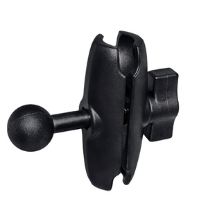 Rotule de 1 pouce vers tige filetée 1/4 "-20 avec bras de 9 cm pour moto ou véhicule, compatible avec supports de téléphone/appareil photo et trépieds - Product Image 1