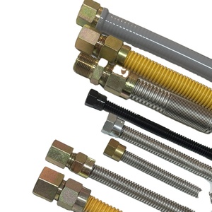 For CSA Certified Flexible Stainless <strong>Steel</strong> Gas Hose Connector Kit Hot Selling for Stove &amp; Dryer <strong>Pipe</strong> Gas Line for Dryer &amp; Stove - Product Image 3