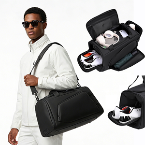Sac de voyage et de sport unisexe OEM/ODM pour adultes, léger, spacieux, élégant, en PU, imperméable, avec compartiment ventilé pour chaussures et zone anti-humidité - Product Image 1