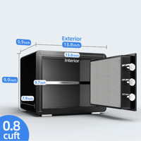 Caja Fuerte Digital para Seguridad en el Hogar, Caja de Seguridad para Dinero en Efectivo, Joyas, Oficina, Hotel, Cajas Fuertes, Coffre Fort