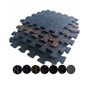 Thân thiện với môi chất lượng cao trong nhà ngoài trời EPDM + SBR lồng vào nhau phòng tập thể dục Mat gạch - Product Image 5