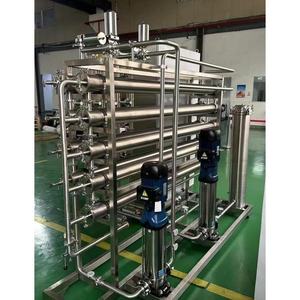 Prix usine système de traitement de l'eau purifiée boucle osmose inverse équipement de production d'eau PLC pompe moteur roulement du moteur - Product Image 3