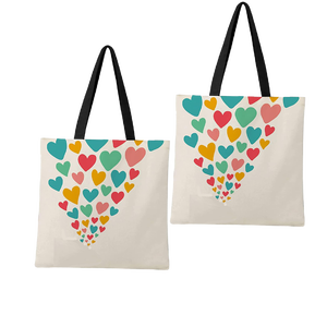<b>Large</b> Tote <b>Canvas</b> <b>Bag</b> with Nice Printing High Quality Product Manufactured in India West Bengal - Product Image 4