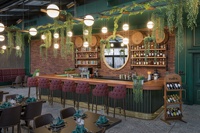 Nouveau design moderne de comptoir de bar pour restaurant, mobilier de restaurant, mobilier de salle à manger en bois, mobilier de bar à vendre