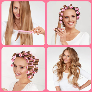 Vente entière d'usine Petite tige de mousse froide Rouleaux de cheveux Styling Bigoudis pour la coiffure à domicile - Product Image 4