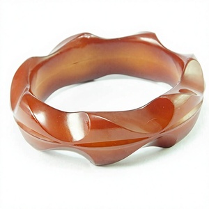 Handmade Classic Black Ceramic Resin <b>Bangle</b> <b>Bracelet</b> With White Dot Pattern Unisex Fashionable Jewelry <b>Bracelet</b> Anniversary - Product Image 5