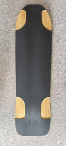 Planches de skateboard de descente Pro pour adultes, 35"x10", teinture noire, 100% érable dur canadien, logo personnalisé, <span class=keywords><strong>longboard</strong></span> haute vitesse - Product Image 5