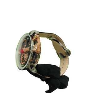 Montre automatique mécanique pour homme Jacob Co avec boîtier en acier et bracelet en cuir véritable, cadran musical Opera Godfather, mouvement 87135 - Product Image 2