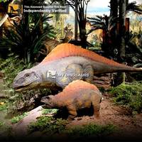 Benim Dino Canton fuarı sergi robot bebek animatronic dinozor modeli Lotosaurus satılık